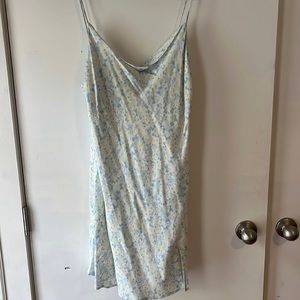 Lizard Thicket watercolor floral mini dress